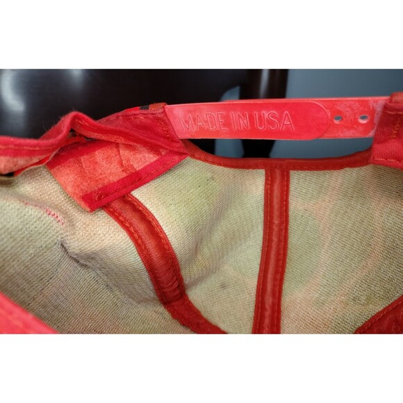 Vintage Frank Upchurch Co Deer Hunting Snapback Cap Hat Orange High Visibility 1 - Picture 14 of 16